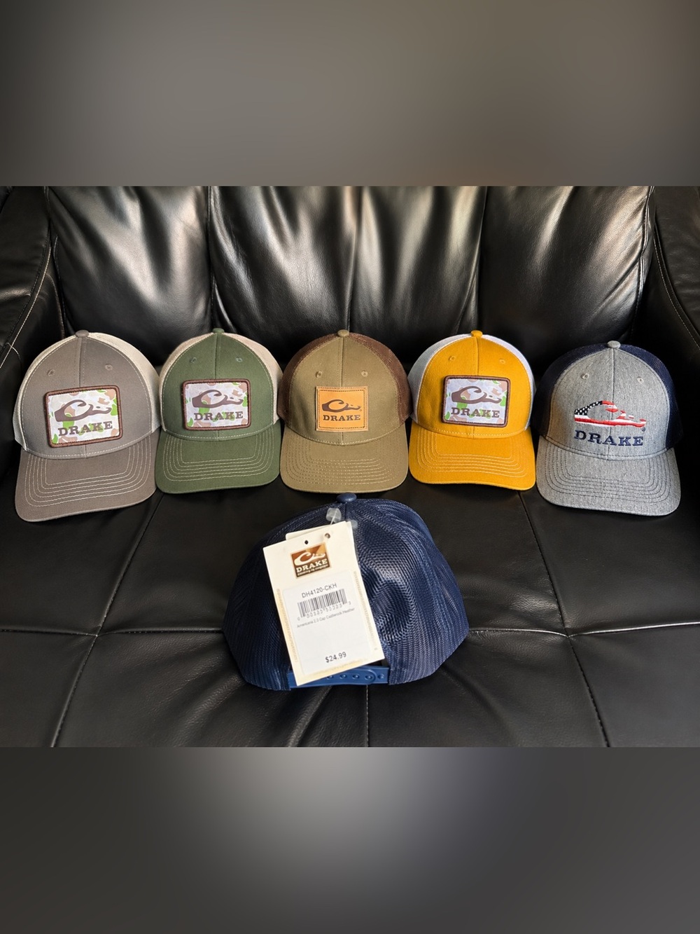 Drake Waterfowl Hat Mesh Trucker Snapback Caps Lot of 5 Hats